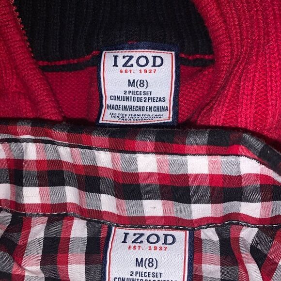 Boys Izod 2 piece sweater set size 8 - Picture 6 of 6